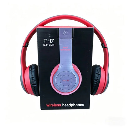 Foldable Wireless Bluetooth Headphones 5.0 Portable Hifi Sound Over-Ear Headset for Sports Travel Daily Game Music Earphones Use