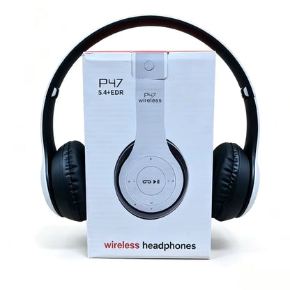 Foldable Wireless Bluetooth Headphones 5.0 Portable Hifi Sound Over-Ear Headset for Sports Travel Daily Game Music Earphones Use