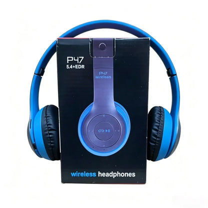 Foldable Wireless Bluetooth Headphones 5.0 Portable Hifi Sound Over-Ear Headset for Sports Travel Daily Game Music Earphones Use