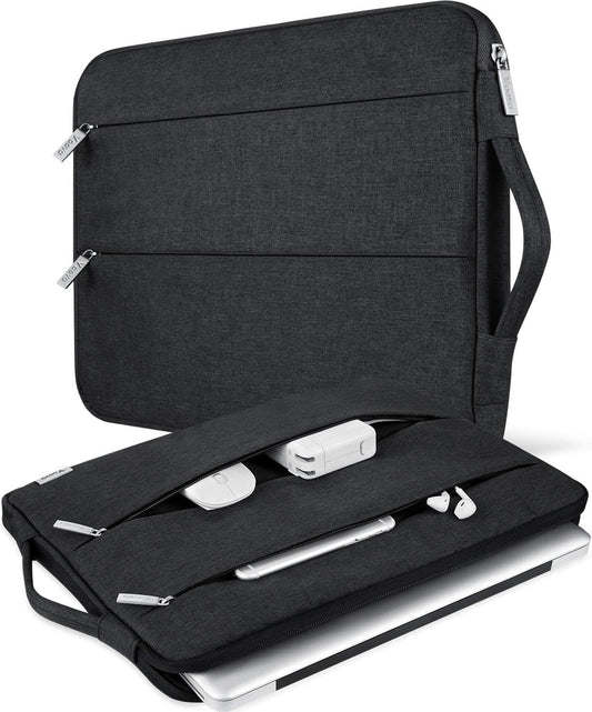 Sleek Black 13.3-13 Inch Laptop Sleeve & MacBook Case - Stylish Protection for Your Device
