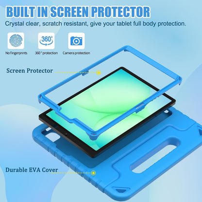 Kids Case for Samsung Galaxy Tab A11 8.7" 2025, Galaxy A9 8.7" 2023 / A7 Lite 2021 Case - with Screen Protector, Shockproof Lightweight Samsung Galaxy Tab A11/A9/A7 Lite Case 8.7 Inch, Blue