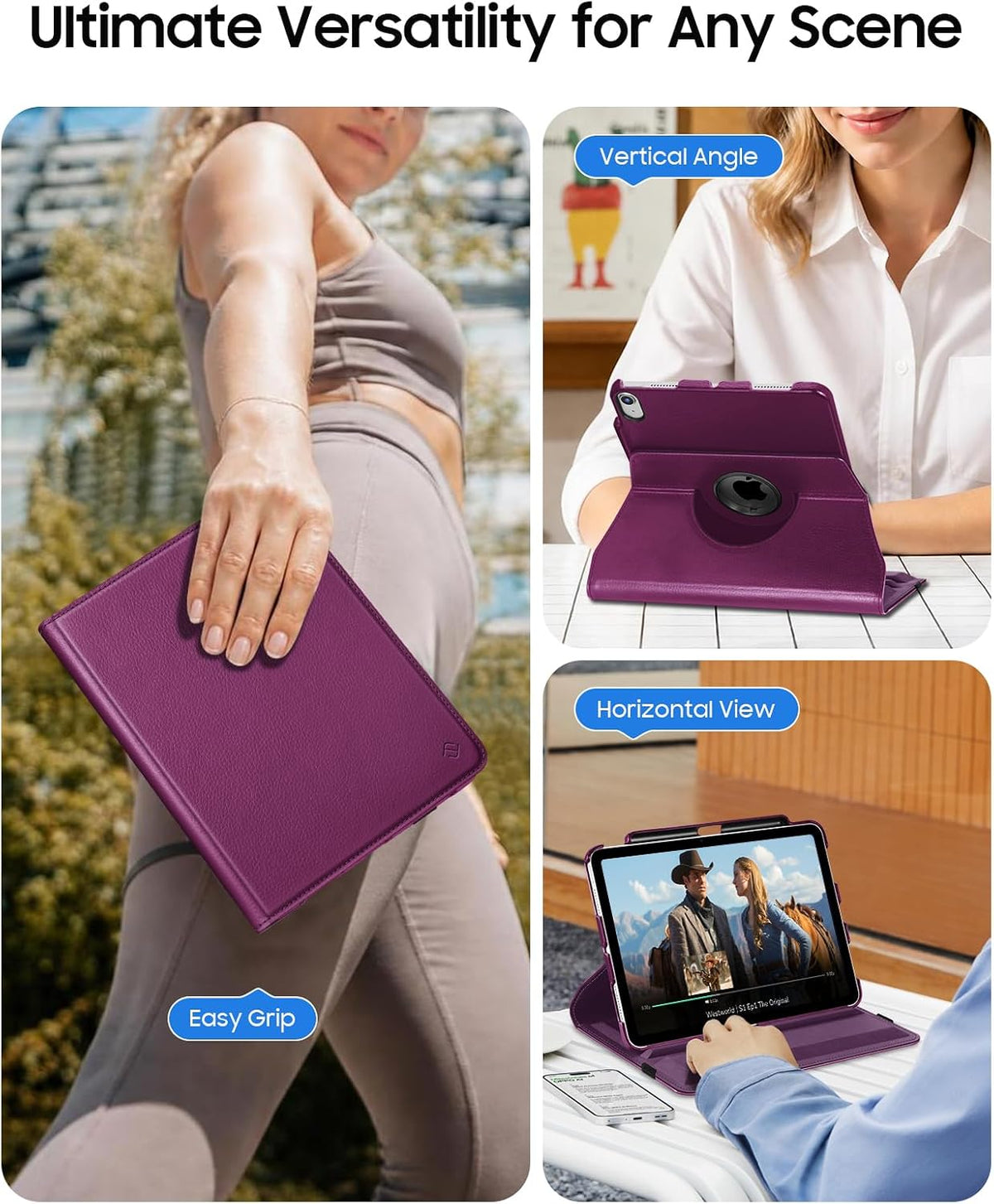 Rotating Case for Ipad Air 11-Inch & Ipad Air 5Th/4Th Gen 10.9 Inch
