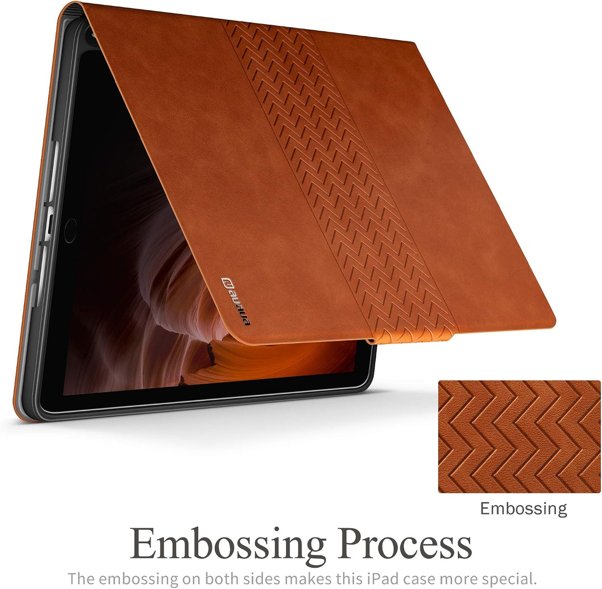 iPad 9th/8th/7th Generation 10.2 Inch Case, Brown