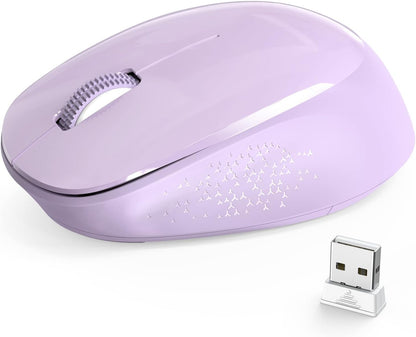 Wireless Mouse for Laptop, 2.4Ghz Ergonomic Computer Mouse