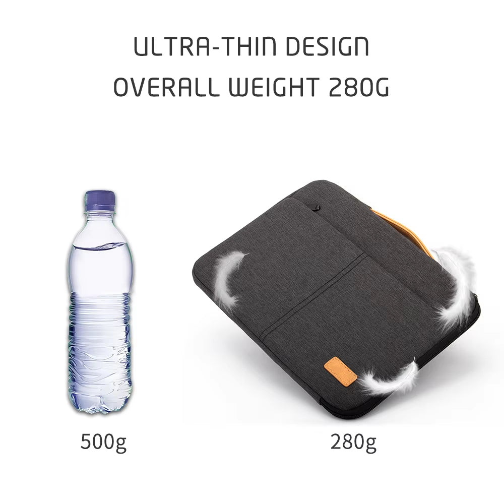 Laptop Sleeve Bag 14 15.6 Inch Notebook Pouch for Macbook HP Dell Acer Shockproof Computer Briefcase Travel Business Men Case