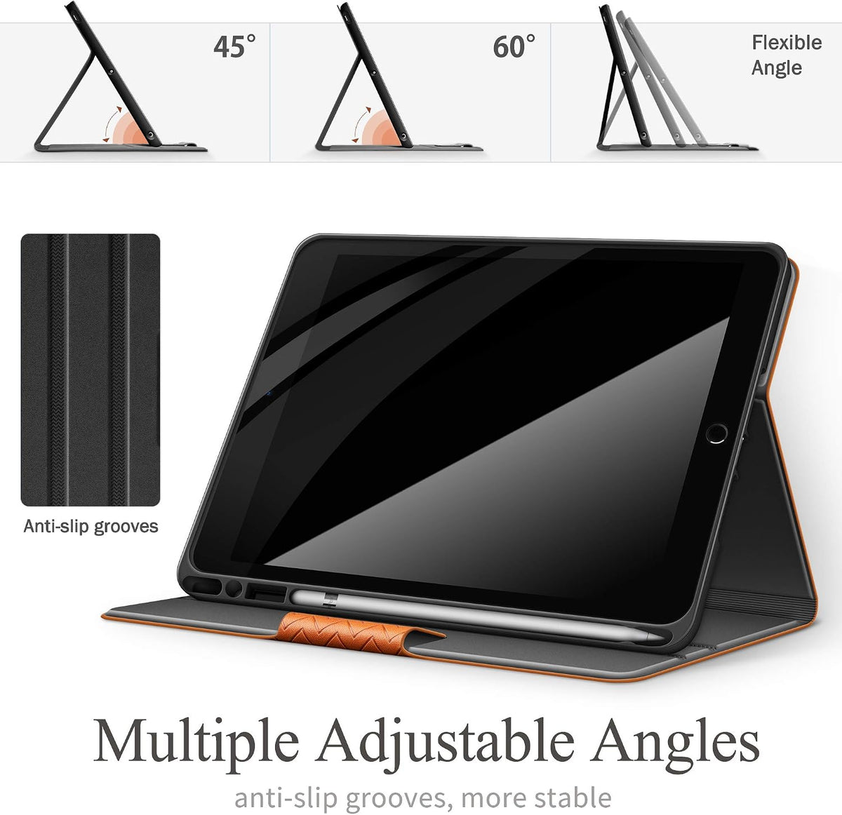 iPad 9th/8th/7th Generation 10.2 Inch Case, Brown