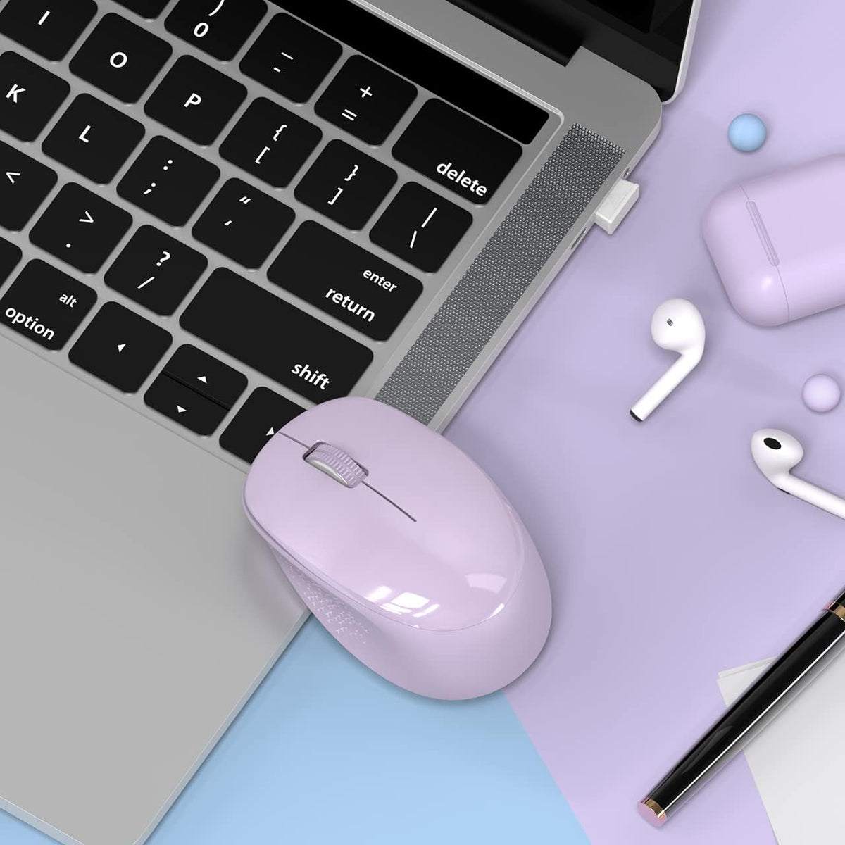 Wireless Mouse for Laptop, 2.4Ghz Ergonomic Computer Mouse