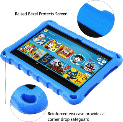 Fire HD 8 Tablet Case,Kindle Fire 8 Case,(12Th/10Th Generation,2022/2020 Release), Kid-Proof Case for Amazon Fire HD 8 plus Tablet, Blue