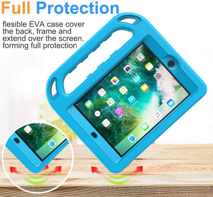 Case for Ipad Mini 1 2 3, Ipad Mini 1/2/3 Case for Kids - Built-In Screen Protector, Shockproof Lightweight Hard Cover Handle Stand Kids Case for Ipad Mini 1St 2Nd 3Rd Generation, Blue