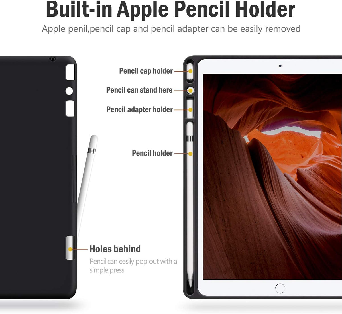 iPad 9th/8th/7th Generation 10.2 Inch Case, Brown