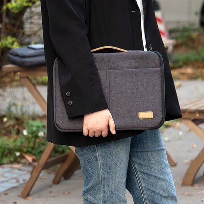 Laptop Sleeve Bag 14 15.6 Inch Notebook Pouch for Macbook HP Dell Acer Shockproof Computer Briefcase Travel Business Men Case