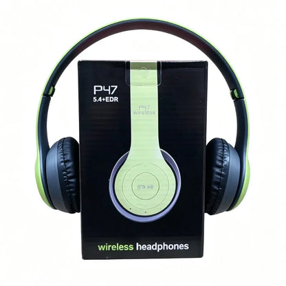 Foldable Wireless Bluetooth Headphones 5.0 Portable Hifi Sound Over-Ear Headset for Sports Travel Daily Game Music Earphones Use