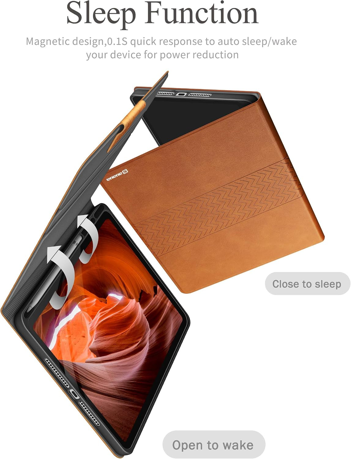 iPad 9th/8th/7th Generation 10.2 Inch Case, Brown