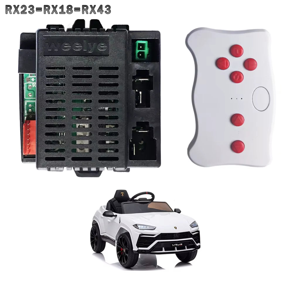 Weelye RX23 12V Children'S Electric Toy Car 2.4G Remote Control Transmitter, Baby Toy Car Control Box with Smooth Start Function